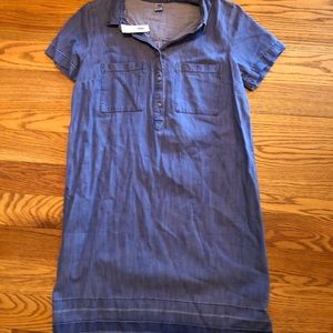 NWT old navy denim shirt dress size M